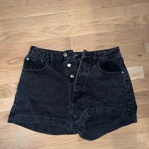 Forever 21 high Rise Black Denim Shorts